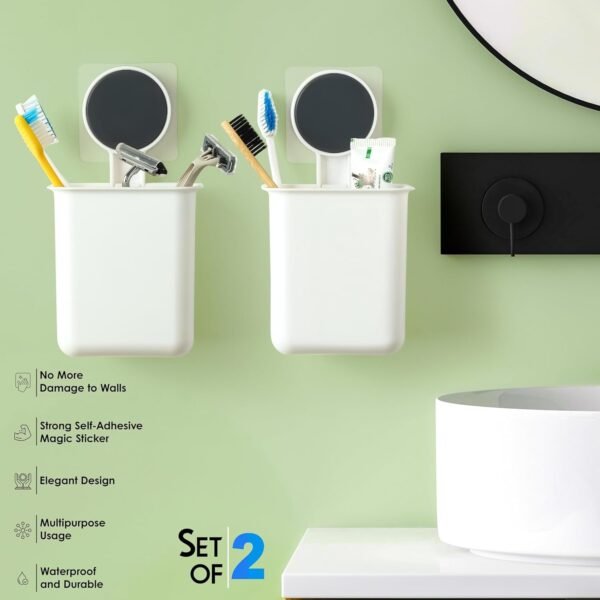 06_Bathroom-Shelf.jpg Wall Mounted Bathroom Storage Organizer Cup Set (2 Pc Set)