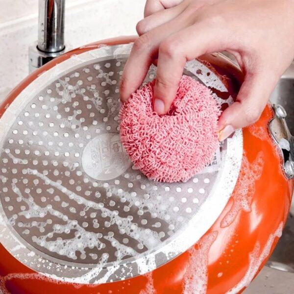 06_Cleaning-Ball.jpg Heavy Duty Cleaning Scrubber Set with Long Handle (1 Set)