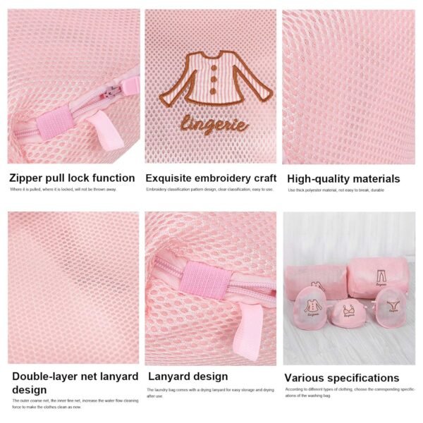 Premium Lingerie/Bra Laundry Wash Bag - (1 Pc)