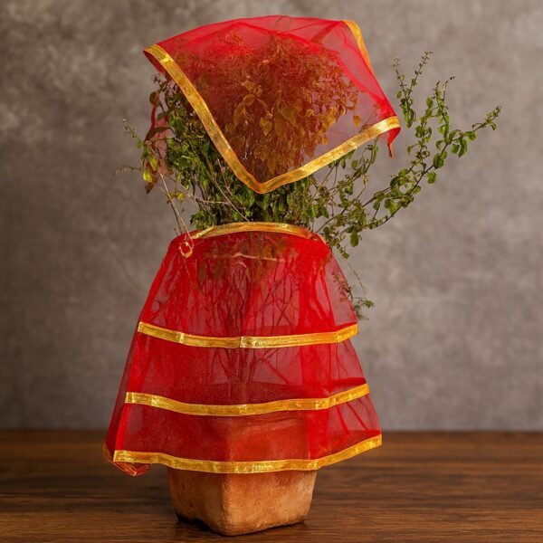 06_TulsiJiPoshak.jpg Premium Tulsi Vastra Pooja Cloth – 2-Piece Set