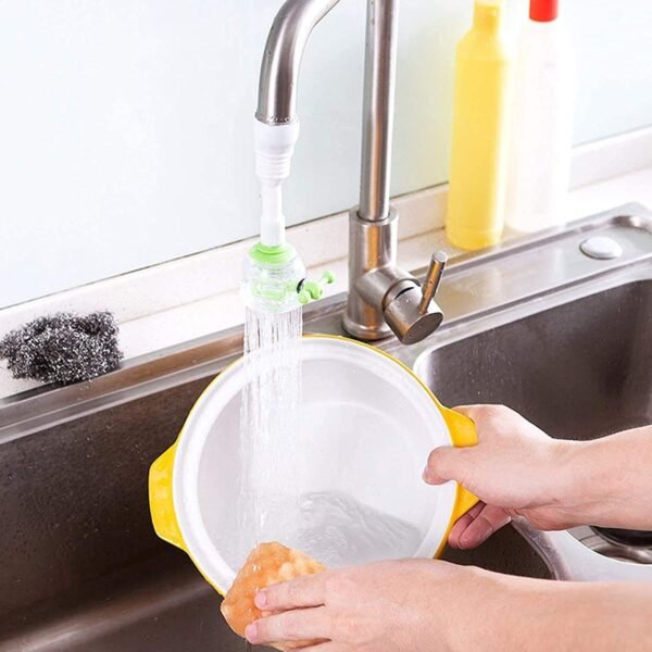 Flexible Faucet Extender & Splash-Control Sprayer