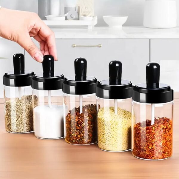 06_a0dadcc7-ded2-4005-a8cb-59e209c9b838.jpg Spice Box Glass Jars Multipurpose Masala Seasoning Box Set (1 Pc)