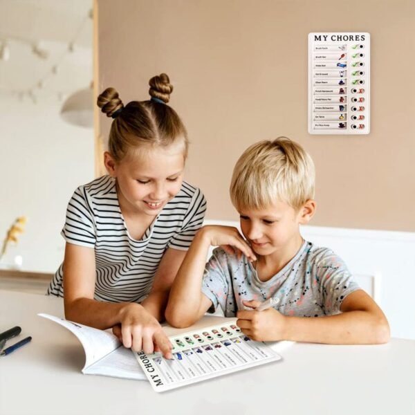 Portable Chores Note Board – Home Management Planning Memo Board (20×12 cm)