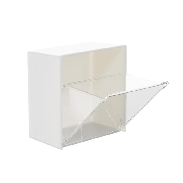 06_aea28076-b161-4afc-bab0-9a390109eea9.jpg 4037Adhesive Wall Mounted Flip Storage Box Holder Small Object Storage Case ( 1 pcs )