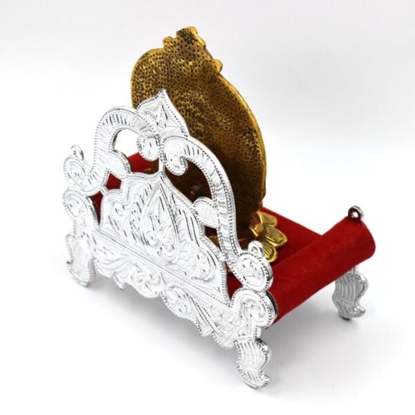 Bal Gopal Sihasan Throne - Large Decorative Stand for Home Temple Deity Display