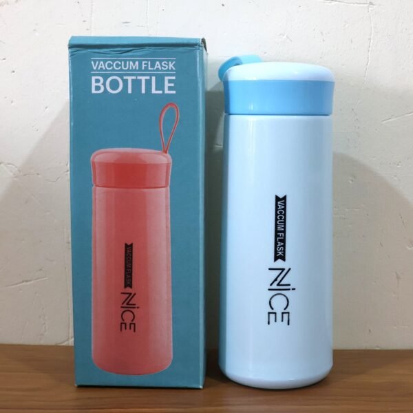 06_b1c578b1-68f3-4366-938b-77ba9369faa2.jpg Plastic Flask Water Bottle - (Color Blue / 1 Pc / 400ML)