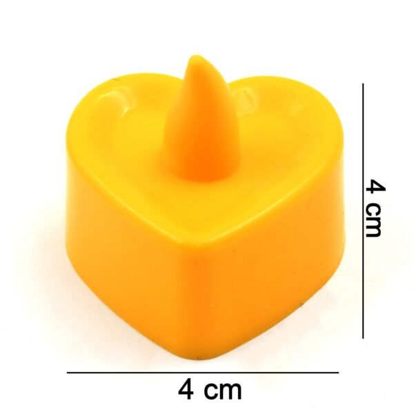 LED Tealights, Smokeless Plastic Decorative Candles, Diwali (Pack Of 6 / Multicolor)