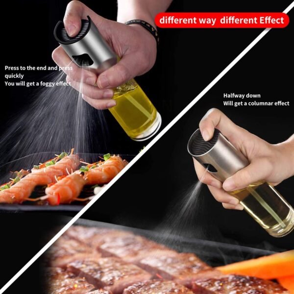 Oil Sprayer Dispenser Glass Bottle for Cooking & Multi-Use