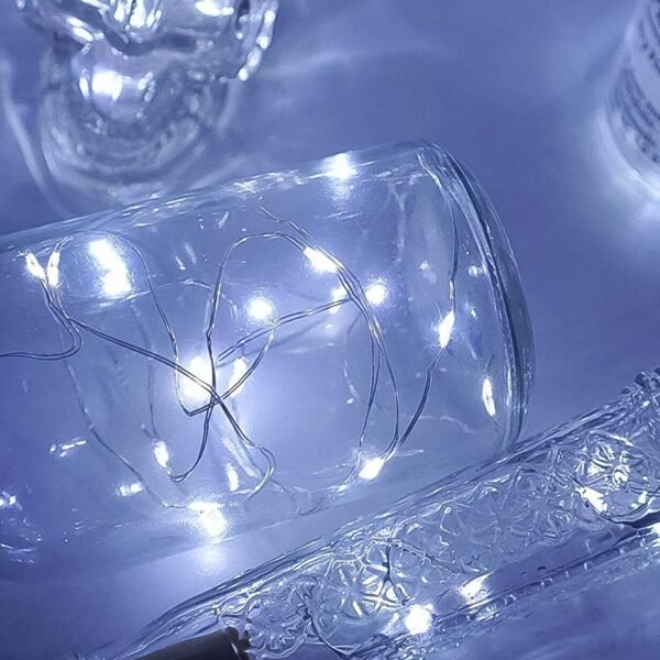 06_ba521f5f-486f-47d9-b3a0-d2e5f5390f4f.jpg Wine Bottle Cork String Light | Multi LED / 2M Cable (White / 1 Pc)