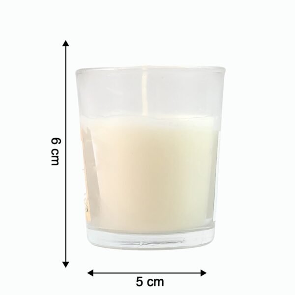 In'lief  Blueberry Soy-Blend Votive Candle Glass – 50 gm (1 Pc)