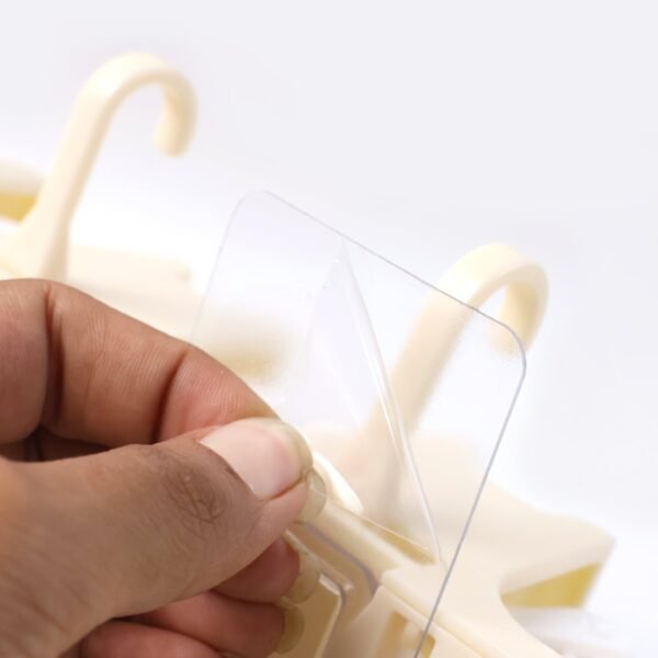 Self-Adhesive Wall-Mount Broom & Mop Holder Rack