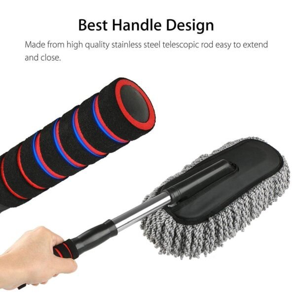 Car Dust Brush – Gentle Cleaning Tool for Interior & Exterior, Car Duster (1 Pc)