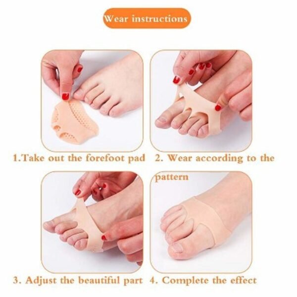 Silicone Tiptoe Protector and cover used in protection of toe for all men and women