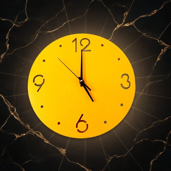 Modern Minimalist Wall Clock for Home & Office Décor (1 Pc)