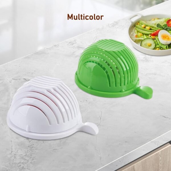 06_c719cf25-b984-4b57-9344-db0dad84abf1.jpg Plastic 60 Seconds Salad Cutter Salad Maker Salad Bow (1 Pc)