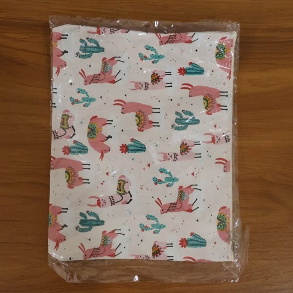 Printed Zipper Pouch (26 × 21 cm, 1 Pc)