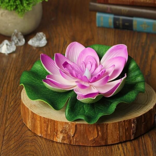 06_cdce53b9-56c0-4652-9340-a35a75281b73.jpg Water Floating Smokeless Candles & Lotus Flowers Sensor Led TeaLight (Pack of 6)