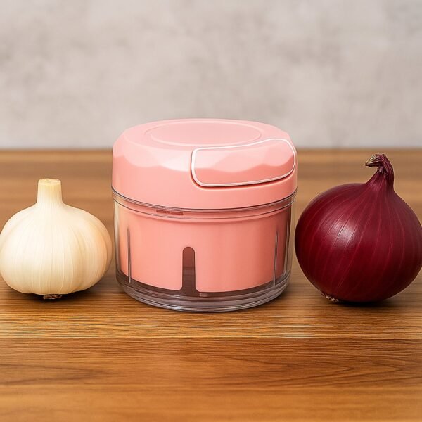 06_chopper.jpg Manual Mini Food Processor Vegetable Chopper Hand Pull String Onion Chopper (1 Pc)