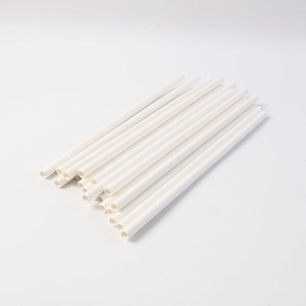 Paper Straw – Plain 6 mm Diameter, 200 mm Length, 50 Pcs Pack