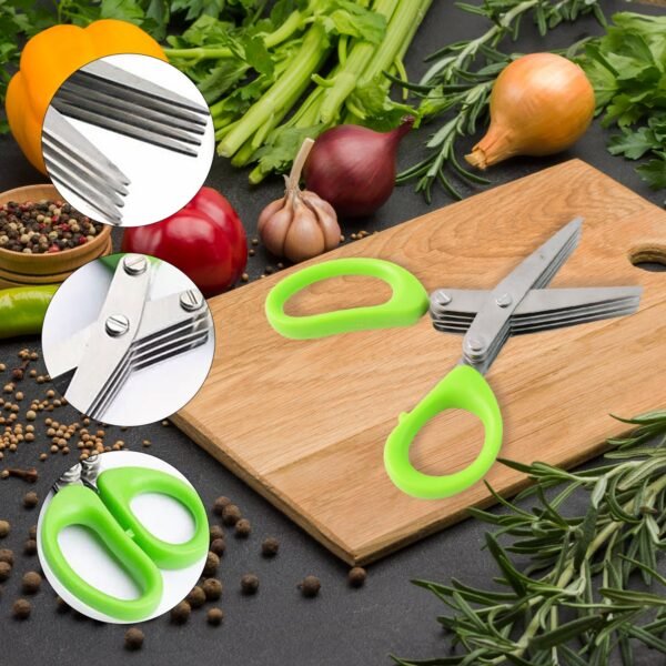06_d85cc4a5-7cba-44ea-81d4-747363f8f1d9.jpg Premium 5 Blade Multipurpose Herb Scissors (1 Pc)