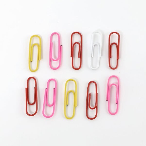 Vinyl-Coated Paper Clips - (10 Pc / Set)