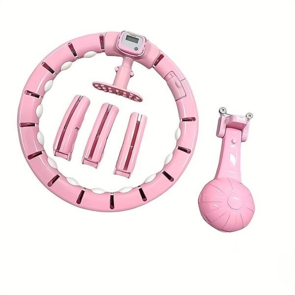 Fitness Hula Hoops with Spinning Ball and Intelligent Counter (1 Pc/ With Brown Box)