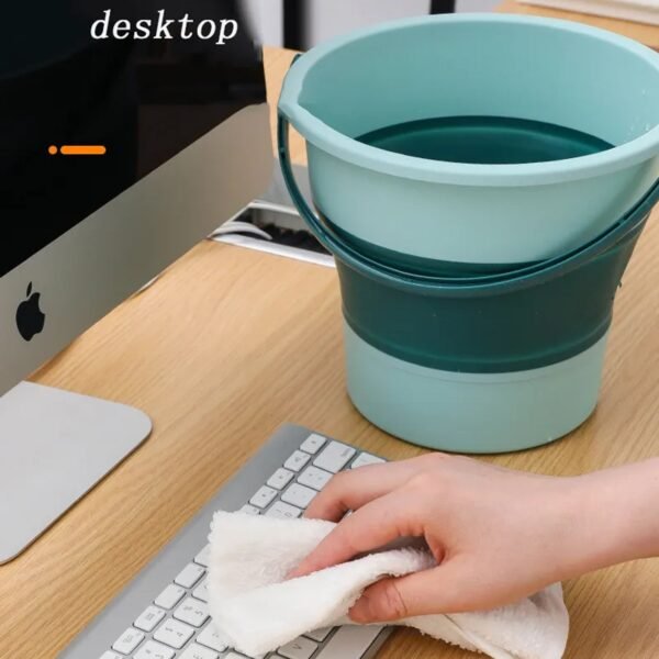 Water Bucket Folding High Capacity Foldable Hanging with Handle Bathroom Products