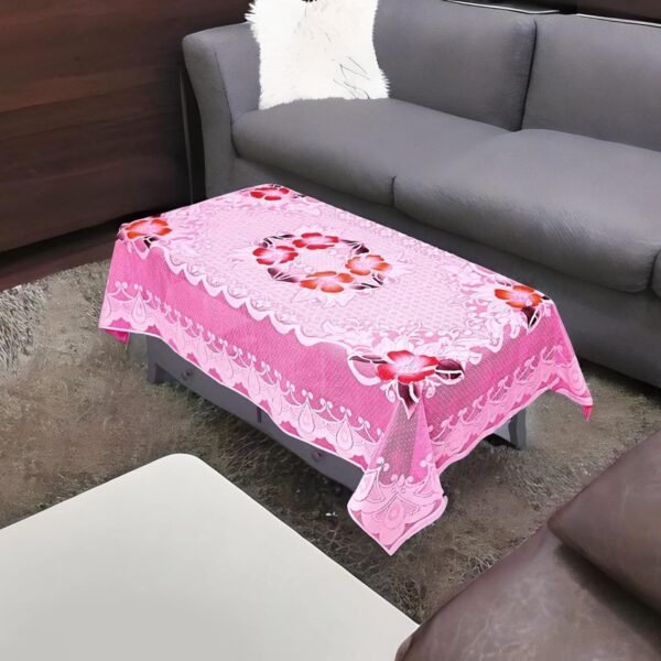 Floral Table Cover - (2 Pc / 58x38 Inch)