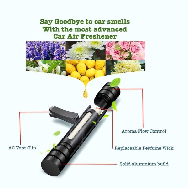 Car Air Perfume for AC Vent – Long Lasting Fragrance Interior Freshener