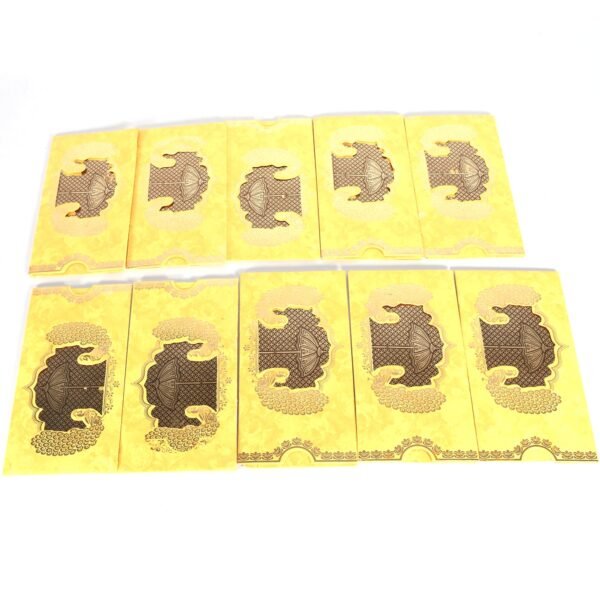 Wedding & Celebration Money Gift Envelopes for Shagun & Gifting (10 Pcs Set)