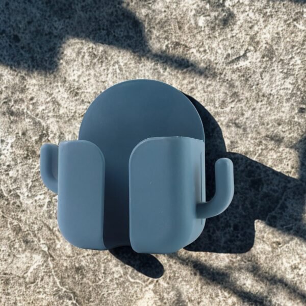 06_e66e5163-c7f5-4086-8c81-7d718196c114.jpg Wall Mounted Adhesive Phone Holder & Remote Organizer(1Pc)