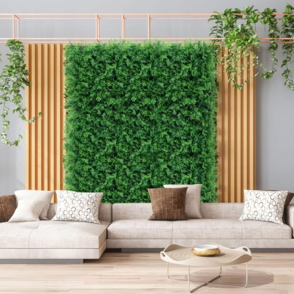 Square Grass Artificial Aquarium Fish Tank (60×40 Cm/Mix Design/1 Pc)