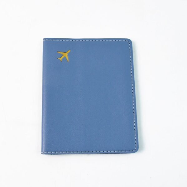 Premium PU Leather Passport Holder with Card Slots (1 Pc)