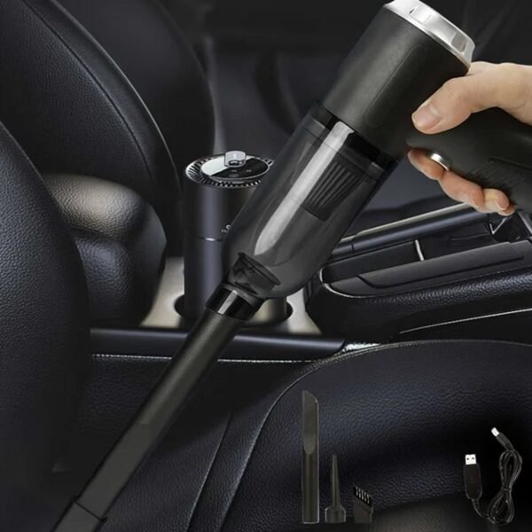 3 in 1 Mini Car Vacuum – Wireless, Rechargeable, Blower & Dust Cleaner for Car & Home