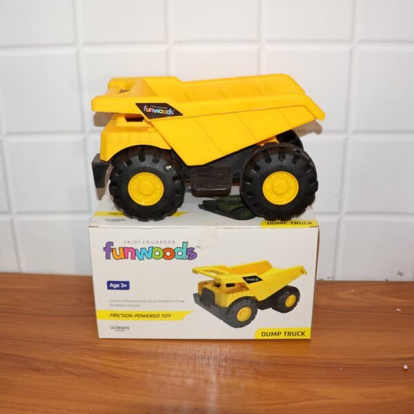 06_eef06d55-1865-4274-9812-140cc88a14d8.jpg Funwoods Friction-Powered Dump Truck Toy - (1 Pc)
