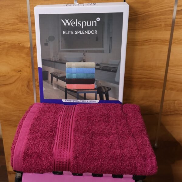 Welspun Premium Elite Splendor Bath Towel (70x137cm / 1 Pc)