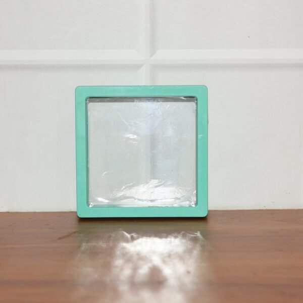 Transparent Jewellery Display Box (9x9 cm / 1 Pc / Green)