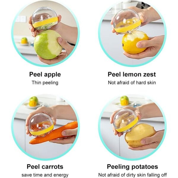 Multifunctional Round Peeler (1 Pc / Mix Color)