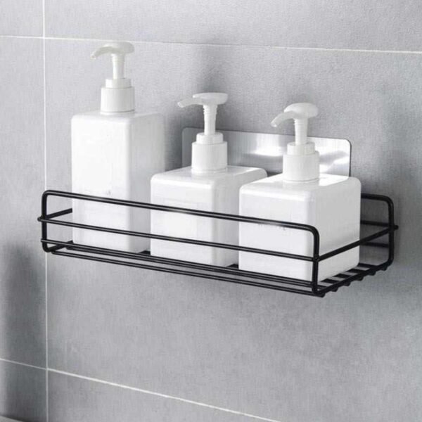 06_f609d0dd-bfd1-4332-bd27-e9d30dbd97e3.jpg Multipurpose Wall Mount Metal Bathroom Shelf and Rack for Home and Kitchen.