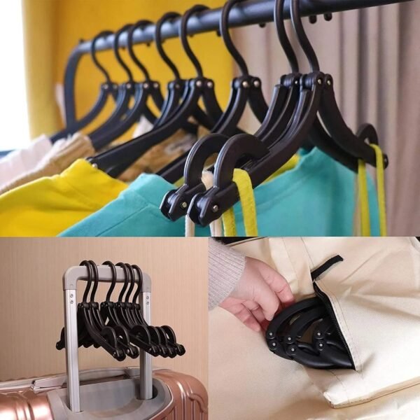 10 Pcs Portable Folding Clothes Hanger