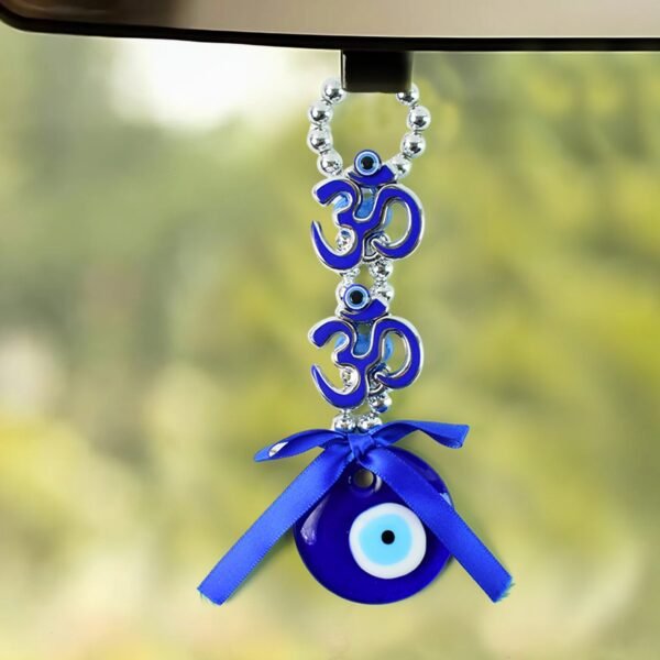 06_fd315951-97af-4627-8bd4-3b8965686da9.jpg Decorative Double OM Symbol Evil Eye Hanging (1 Pc)