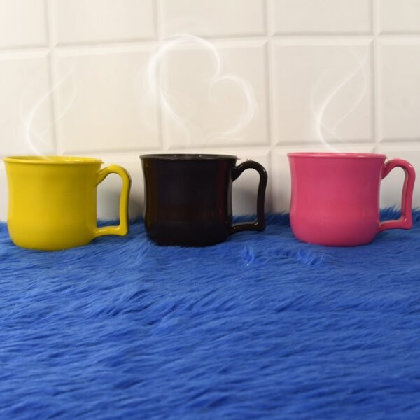 Premium Plastic Coffee,Tea Mug with Handle (1 Pc / With Color Box / Mix Color)