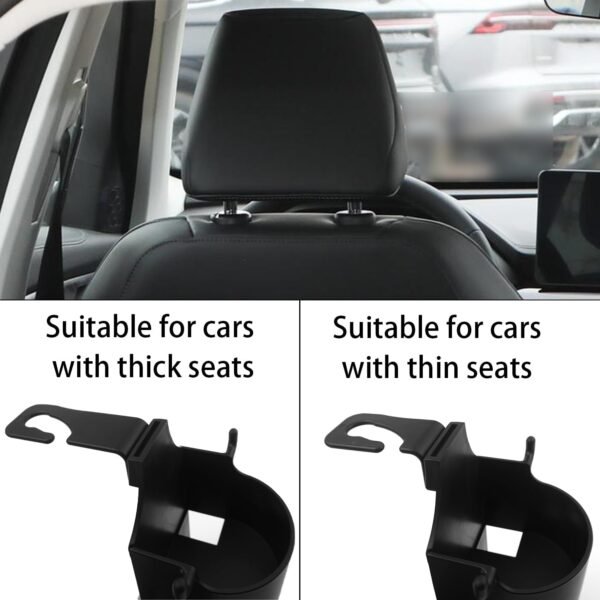 3-in-1 Car Headrest Backseat Organizer with Phone Holder & Hooks for Travel