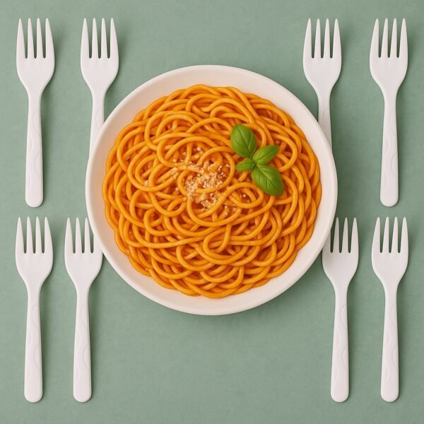 06_fork.jpg Compostable Bagasse Fork – 10 Pcs Pack