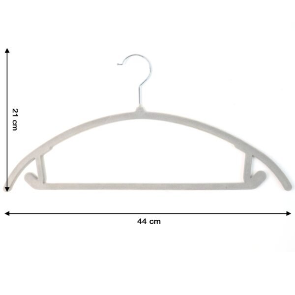 06_hanger.jpg Velvet Non-Slip Clothes Hanger (1 Pc)