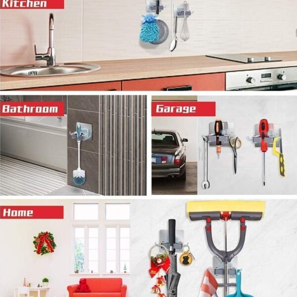 06_holder.jpg Wall Mounted Mop and Broom Holder Clip (1 Pc)