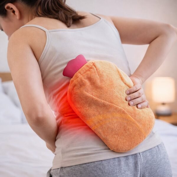 Reusable Hot Water Bag with Soft Fabric Cover (1 Pc)