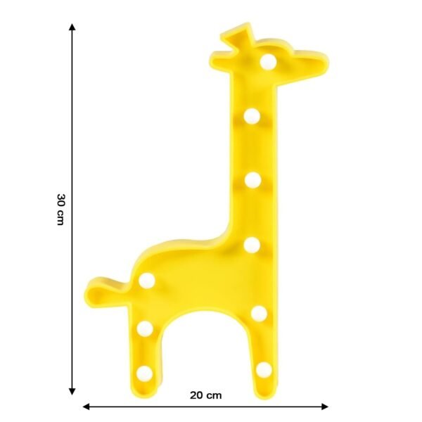 06_light_1d586158-0d03-4aa1-8acf-6ae002040eaf.jpg Giraffe Shape LED Decorative Night Light (1 Pc)