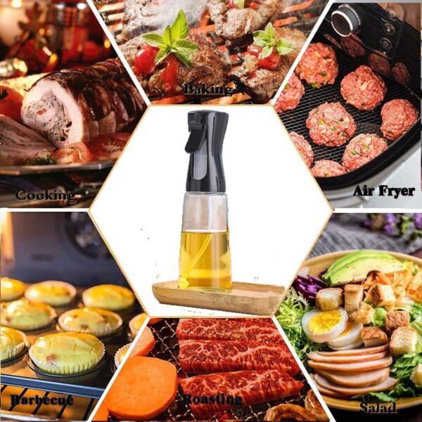 06_oil-bottle.jpg Glass Premium Oil Spray Bottle - (300 Ml Approx / 1 Pc)