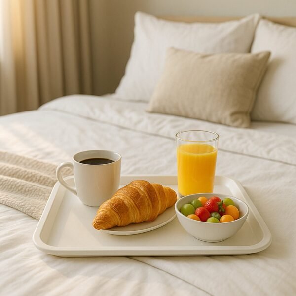 Plastic Serving Tray / Plate – 40 × 30 cm (1 Pc)